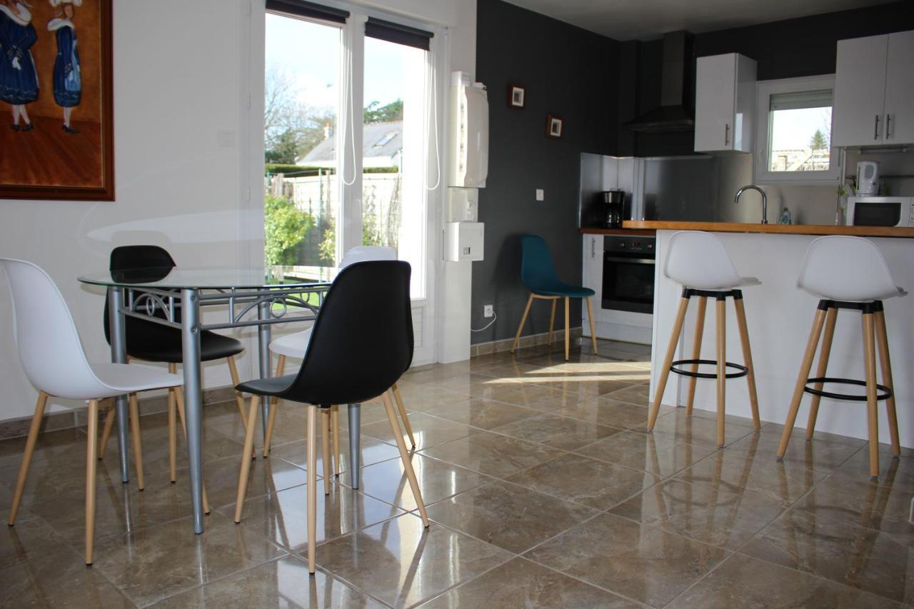 Kerguil-Leon Maison Familiale 2 Chambres, Plages A 10 Min En Voiture Moelan sur Mer Bagian luar foto